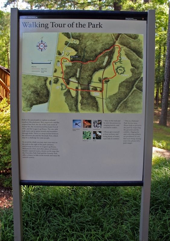 Walking Tour of the Park Marker. Click for full size. Walking Tour of the Park Marker image. Click for full size.