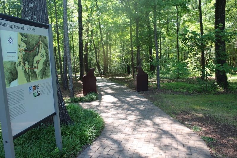 Walking Tour of the Park Marker. Click for full size. Walking Tour of the Park Marker image. Click for full size.