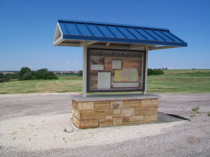 Wetlands & Wildlife National Scenic Byway Kiosk image. Click for full size.