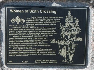 Women of Sixth Crossing Marker image. Click for full size.