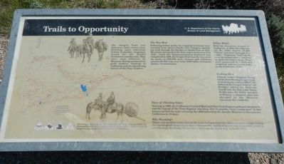 Trails to Opportunity Marker image. Click for full size.