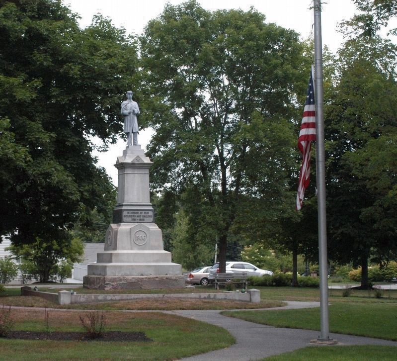 Freeport Maine Civil War Monument image. Click for full size.