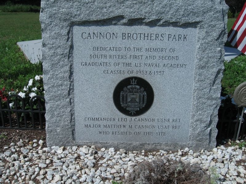 Cannon Brothers' Park Marker image. Click for full size.
