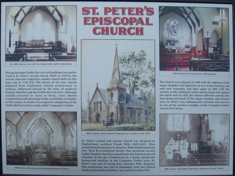 St. Peter's Episcopal Church Marker image. Click for full size.