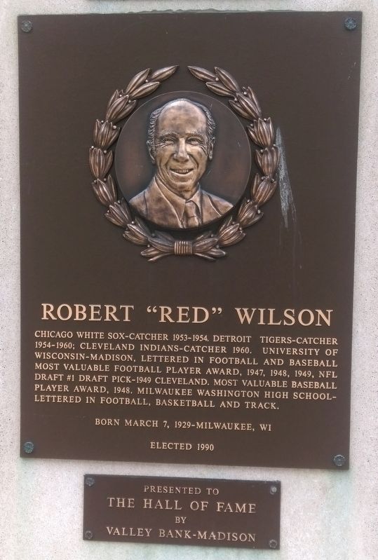 Robert "Red" Wilson Marker image. Click for full size.