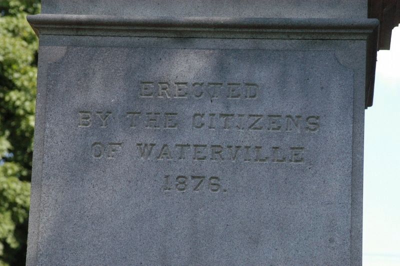 Waterville Maine Civil War Memorial Marker image. Click for full size.