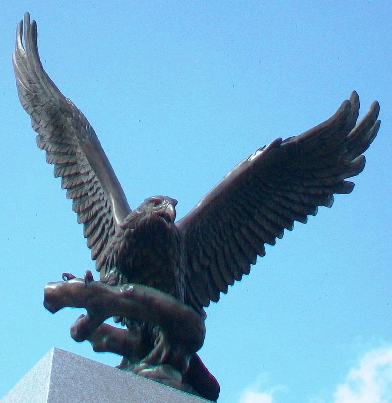 Pawnee County Area All Veterans Memorial Eagle image. Click for full size.