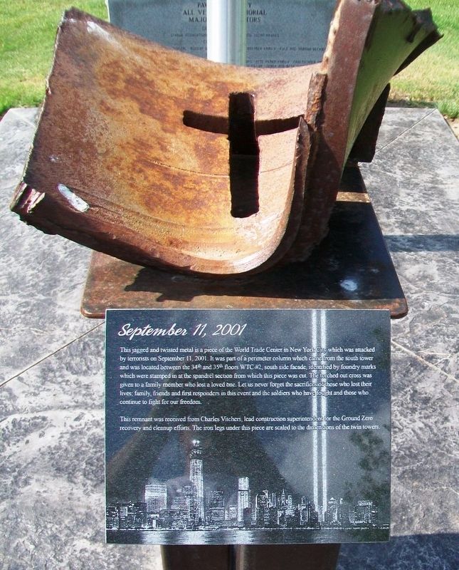 September 11, 2001 Memorial image. Click for full size.