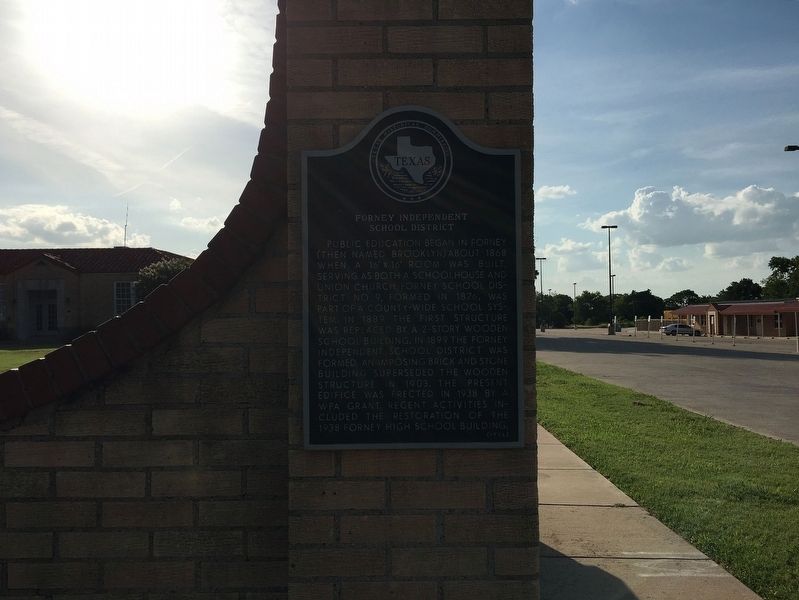Forney Independent School District Marker image. Click for full size.