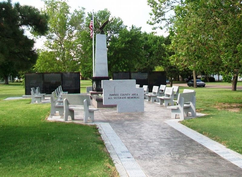 Pawnee County Area All Veterans Memorial image. Click for full size.