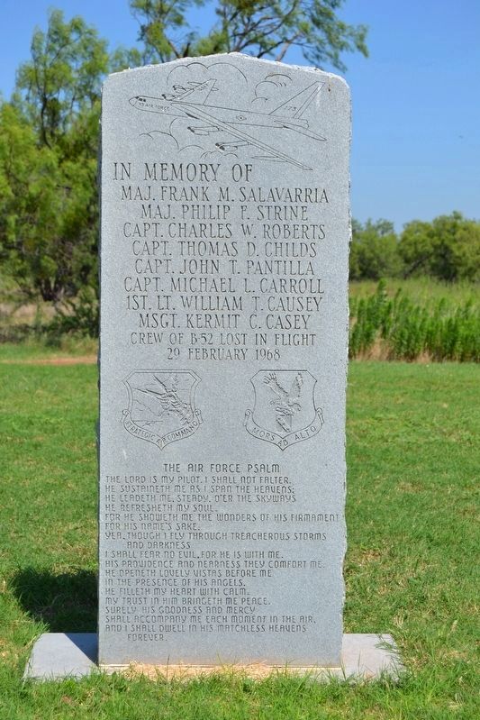 Memorial near 7th Bombardment Wing Marker image. Click for full size.