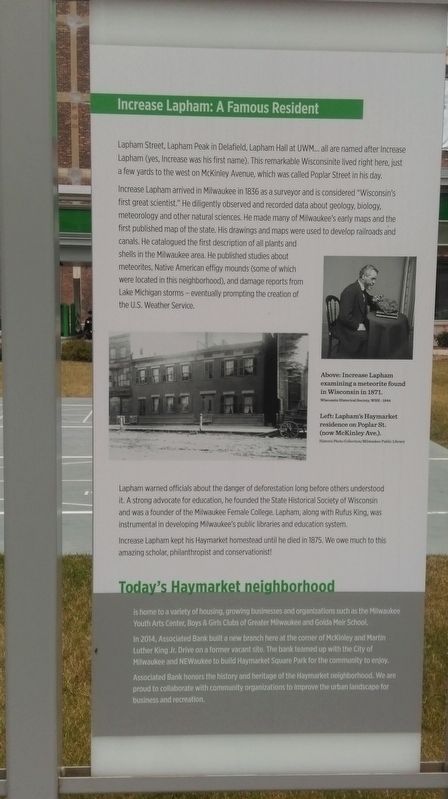 Haymarket Square History Marker Panel 3 image. Click for full size.