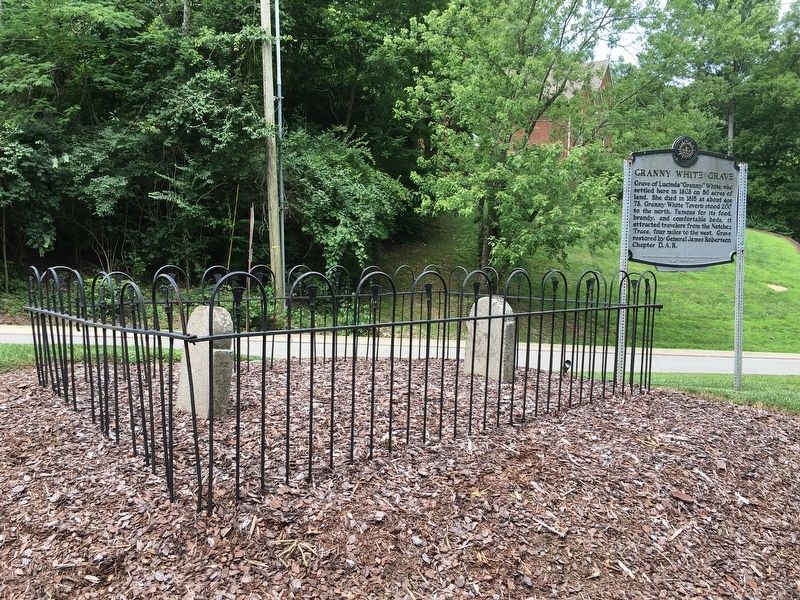 Granny White Grave Marker. Click for full size. Granny White Grave Marker image. Click for full size.