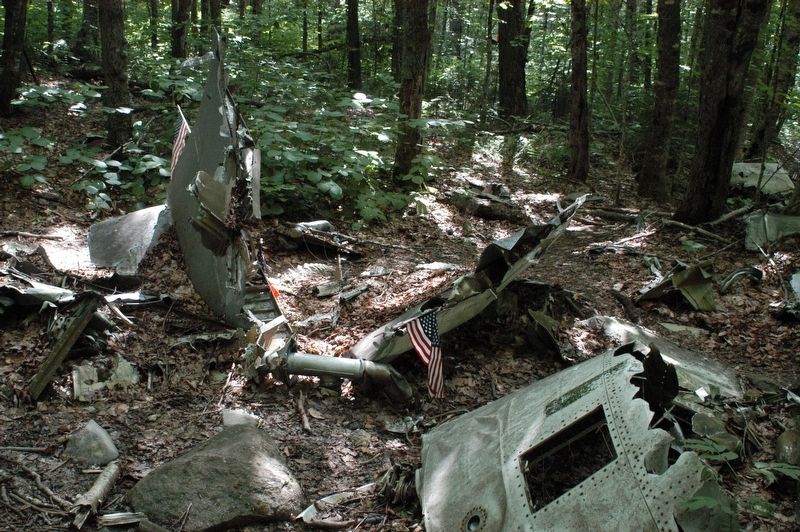 Greenville Maine 1963 B-52 Elephant Mountain Crash Site Marker image. Click for full size.