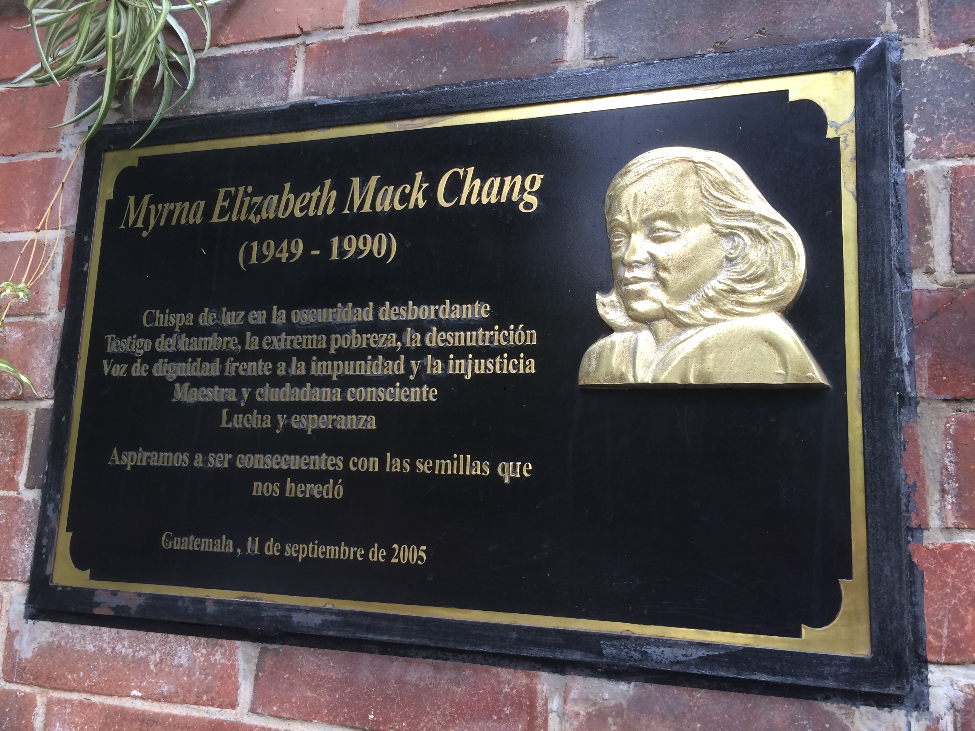 Myrna Elizabeth Mack Chang Marker