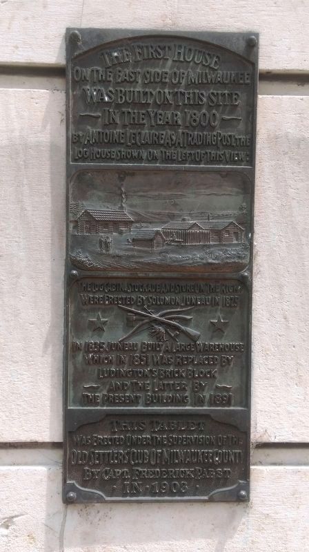 LeClaire's Trading Post Marker image. Click for full size.