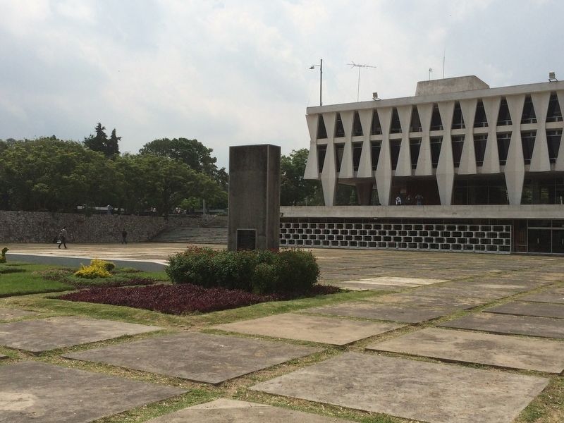 Martyrs' Plaza of the University of San Carlos of Guatemala Marker image. Click for full size.