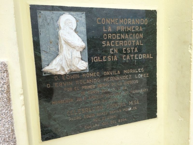 First Ordination of a Priest in Cuilapa Cathedral Marker image. Click for full size.