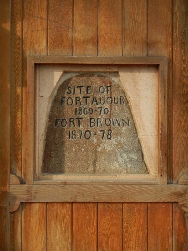 Site of Fort Augur Marker image. Click for full size.