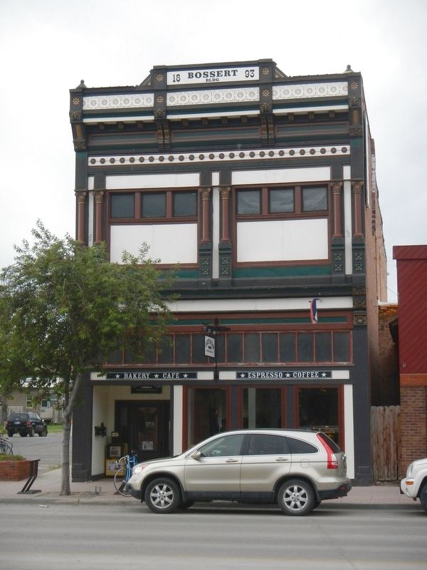 Bossert Building Marker. Click for full size. Bossert Building Marker image. Click for full size.