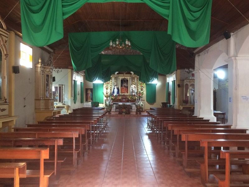 Interior of the Santo Toms Milpas Altas Catholic Church image. Click for full size.