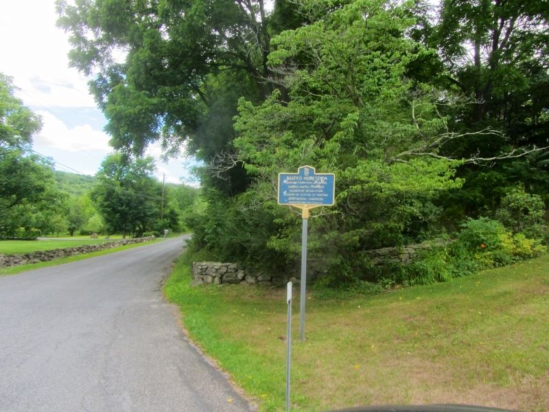 Mapes Cemetery Marker. Click for full size. Mapes Cemetery Marker image. Click for full size.