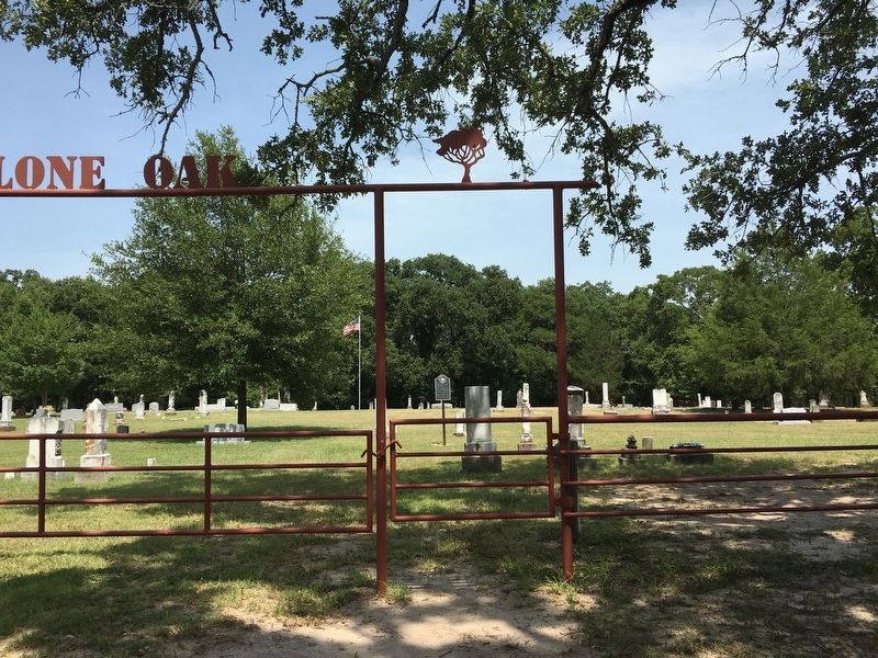 Lone Oak Cemetery image. Click for full size.
