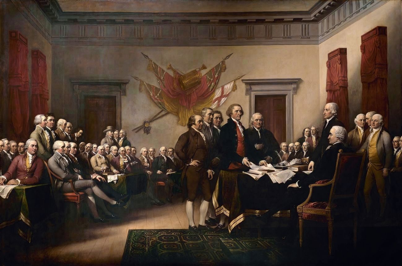 Declaration of Independence image. Click for full size.