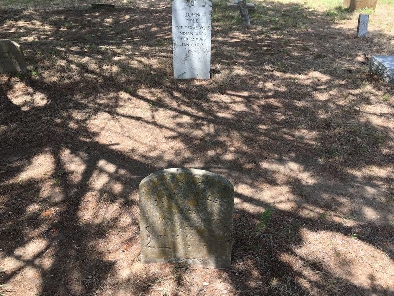 John Pyle Headstone. Click for full size. John Pyle Headstone image. Click for full size.