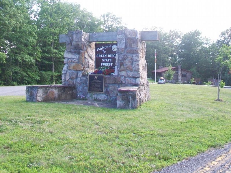 John Mash Jr. Marker on Welcome Sign. Click for full size. John Mash Jr. Marker on Welcome Sign image. Click for full size.