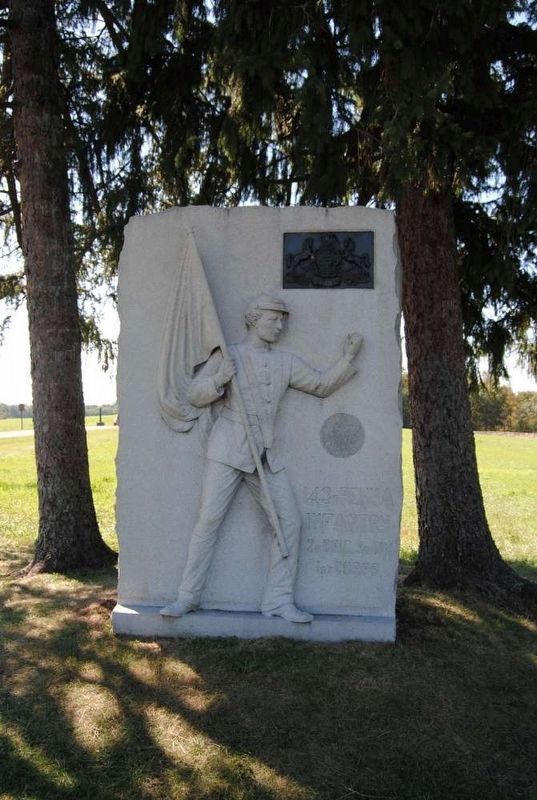 143d Pennsylvania Infantry Monument image. Click for full size.