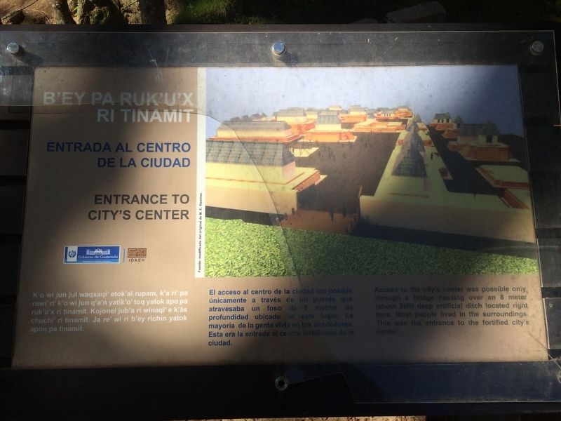 Entrance to the City's Center Marker image. Click for full size.