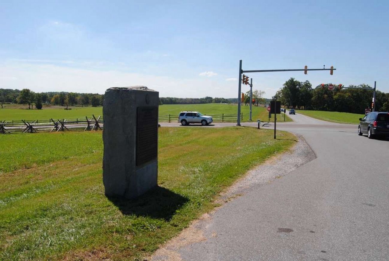 First Division Monument<br>Looking South Towards Reynolds Avenue. Click for full size. First Division Monument<br>Looking South Towards Reynolds Avenue image. Click for full size.