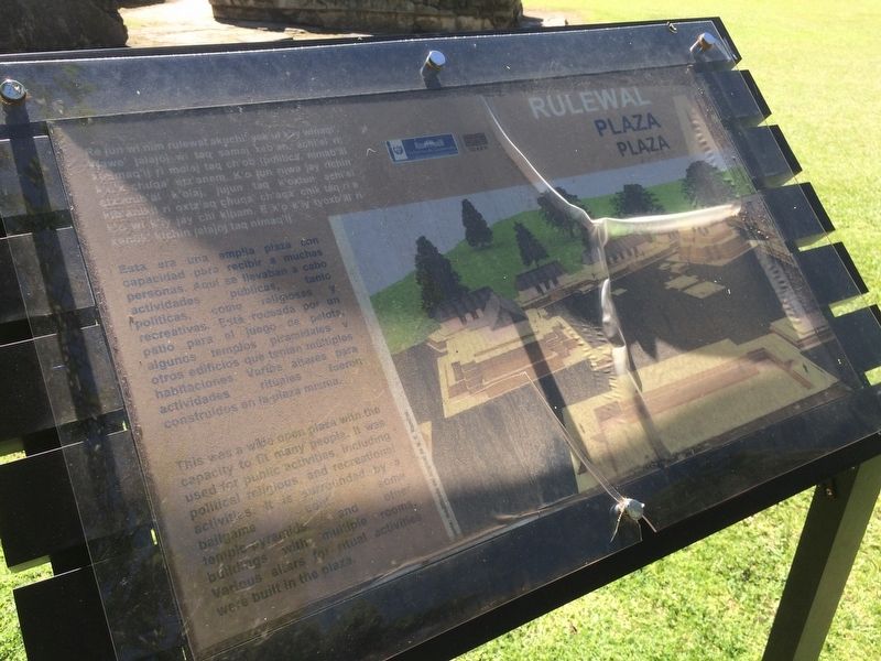 Plaza A of Iximche Marker. Click for full size. Plaza A of Iximche Marker image. Click for full size.
