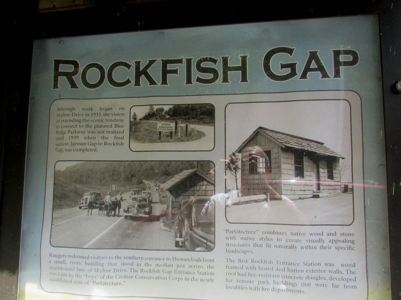 Rockfish Gap Marker image. Click for full size.