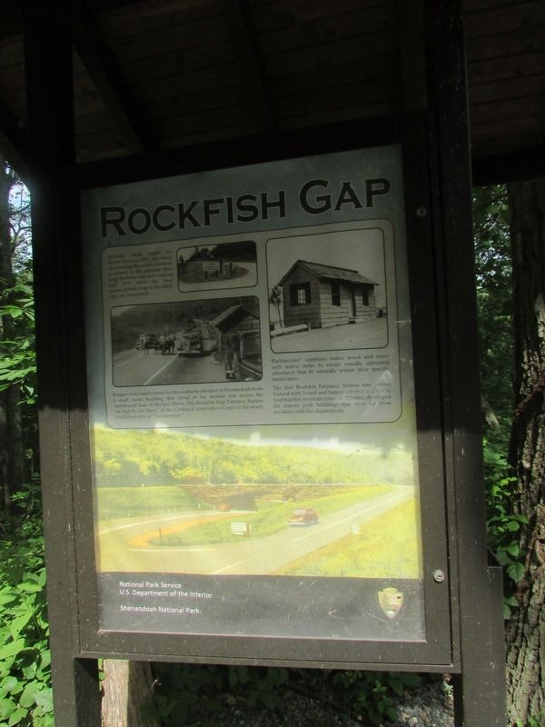 Rockfish Gap Marker image. Click for full size.