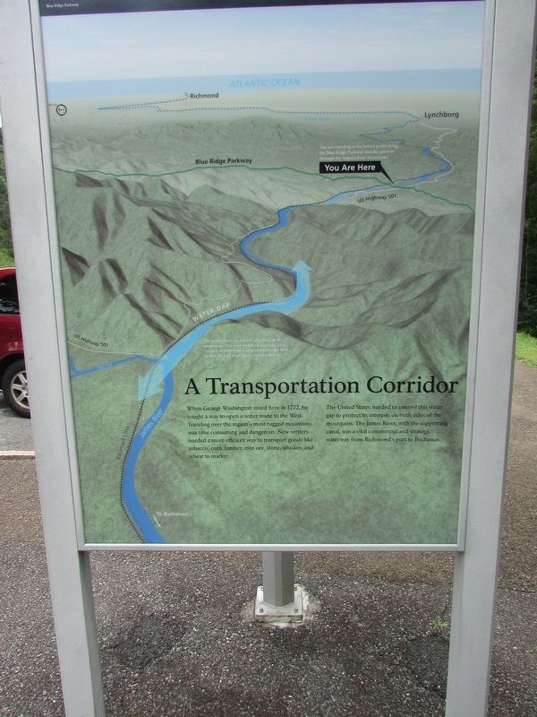A Transportation Corridor Marker image. Click for full size.