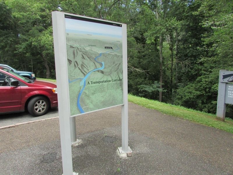 A Transportation Corridor Marker. Click for full size. A Transportation Corridor Marker image. Click for full size.