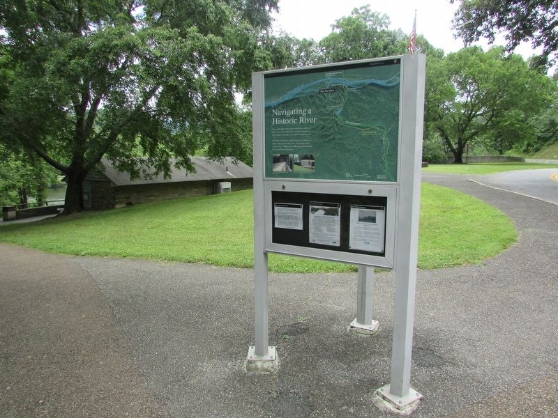 Navigating a Historic River Marker. Click for full size. Navigating a Historic River Marker image. Click for full size.