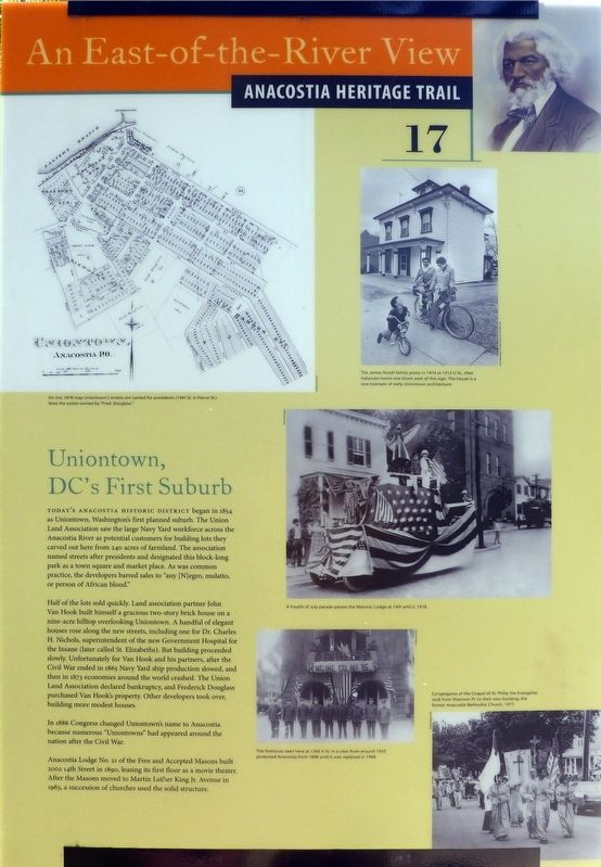 Uniontown, DC's First Suburb Marker image. Click for full size.