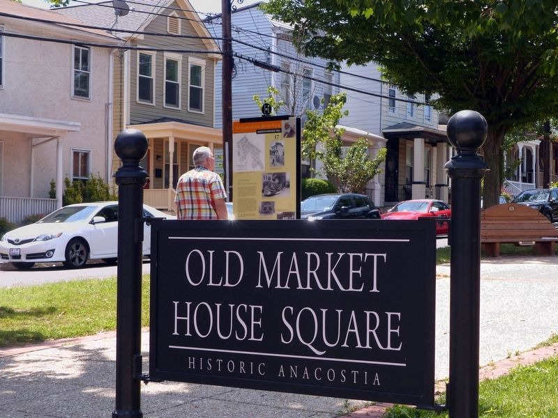 Old Market House Square<br>Historic Anacostia image. Click for full size.