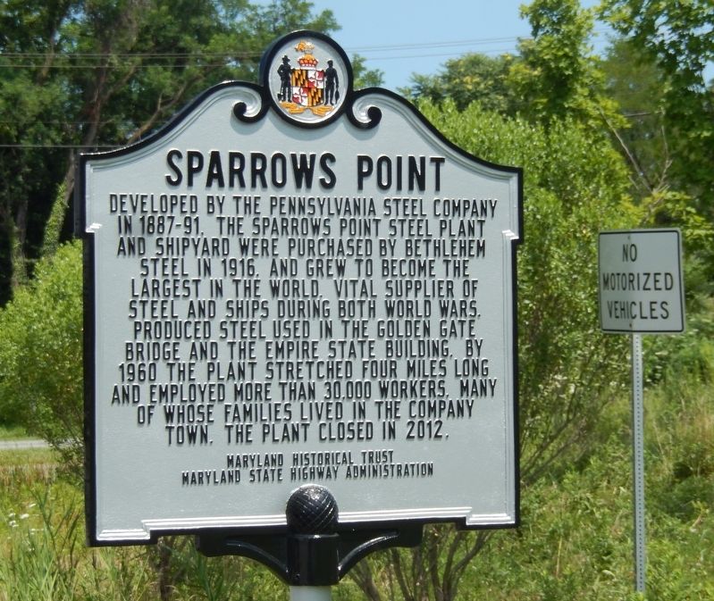 Sparrows Point Marker image. Click for full size.