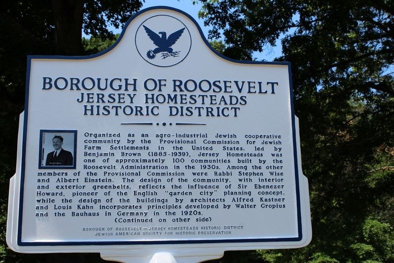 Borough of Roosevelt Marker image. Click for full size.