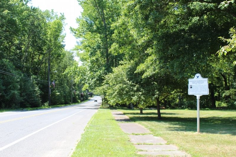 Borough of Roosevelt Marker. Click for full size. Borough of Roosevelt Marker image. Click for full size.