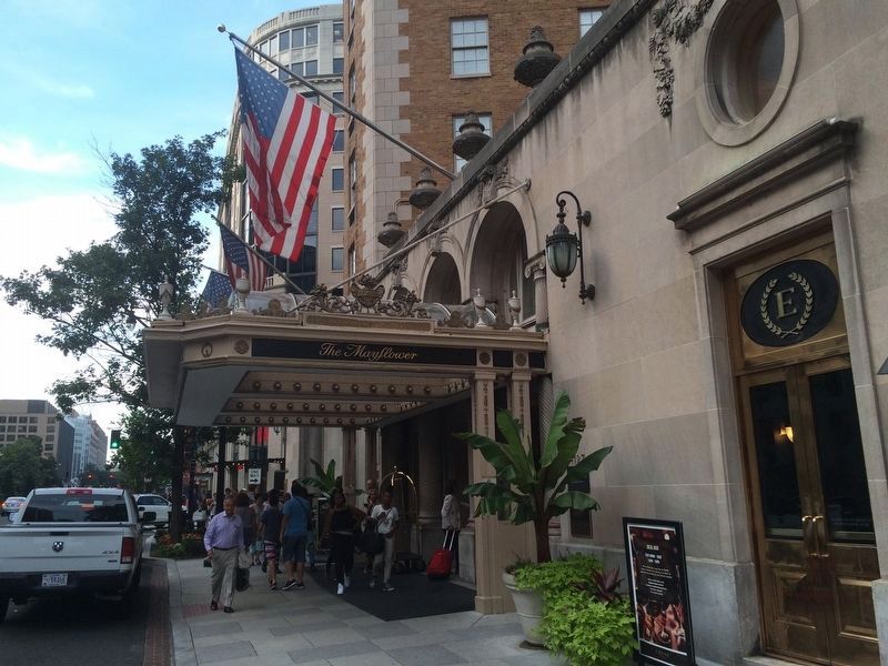 The Mayflower Hotel Marker image. Click for full size.