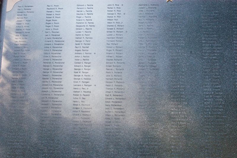 Manchester NH World War II Memorial Marker image. Click for full size.
