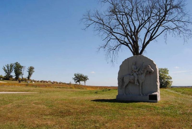17th Pennsylvania Cavalry Monument. Click for full size. 17th Pennsylvania Cavalry Monument image. Click for full size.