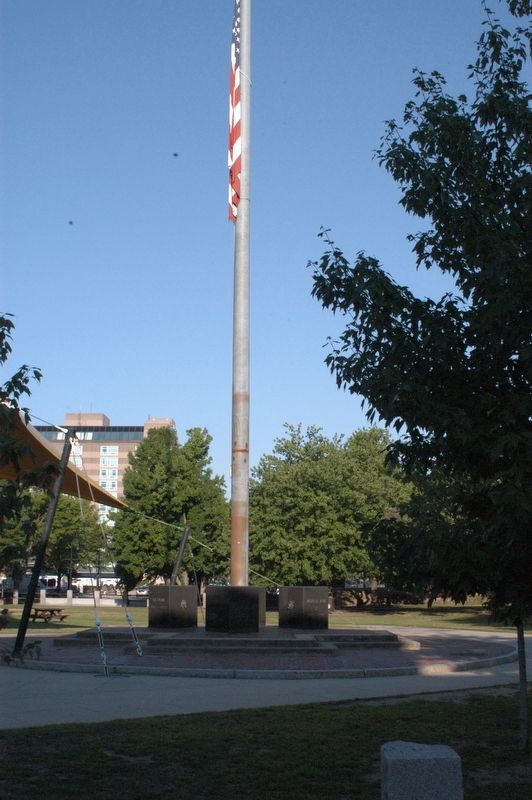 Manchester NH War Memorial Marker. Click for full size. Manchester NH War Memorial Marker image. Click for full size.