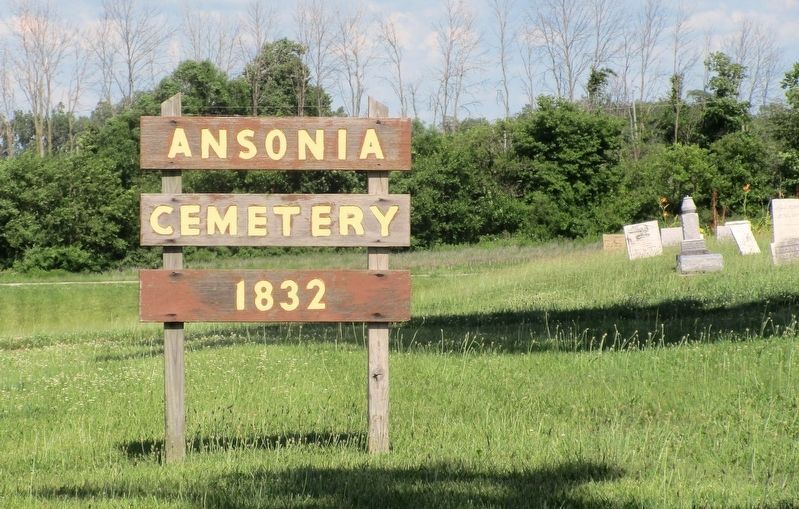 Ansonia Cemetery. Click for full size. Ansonia Cemetery image. Click for full size.