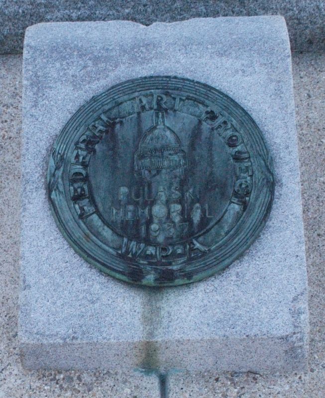 Manchester NH General Pulaski Monument Marker image. Click for full size.